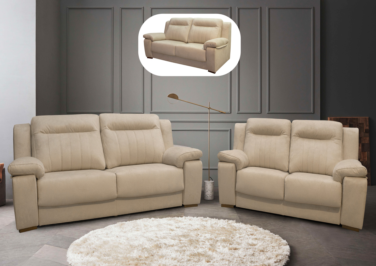 Sofa 3 plazas Dolce - Artemueble