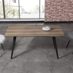 Mesa Comedor Extensible Branch Nogal/Negro