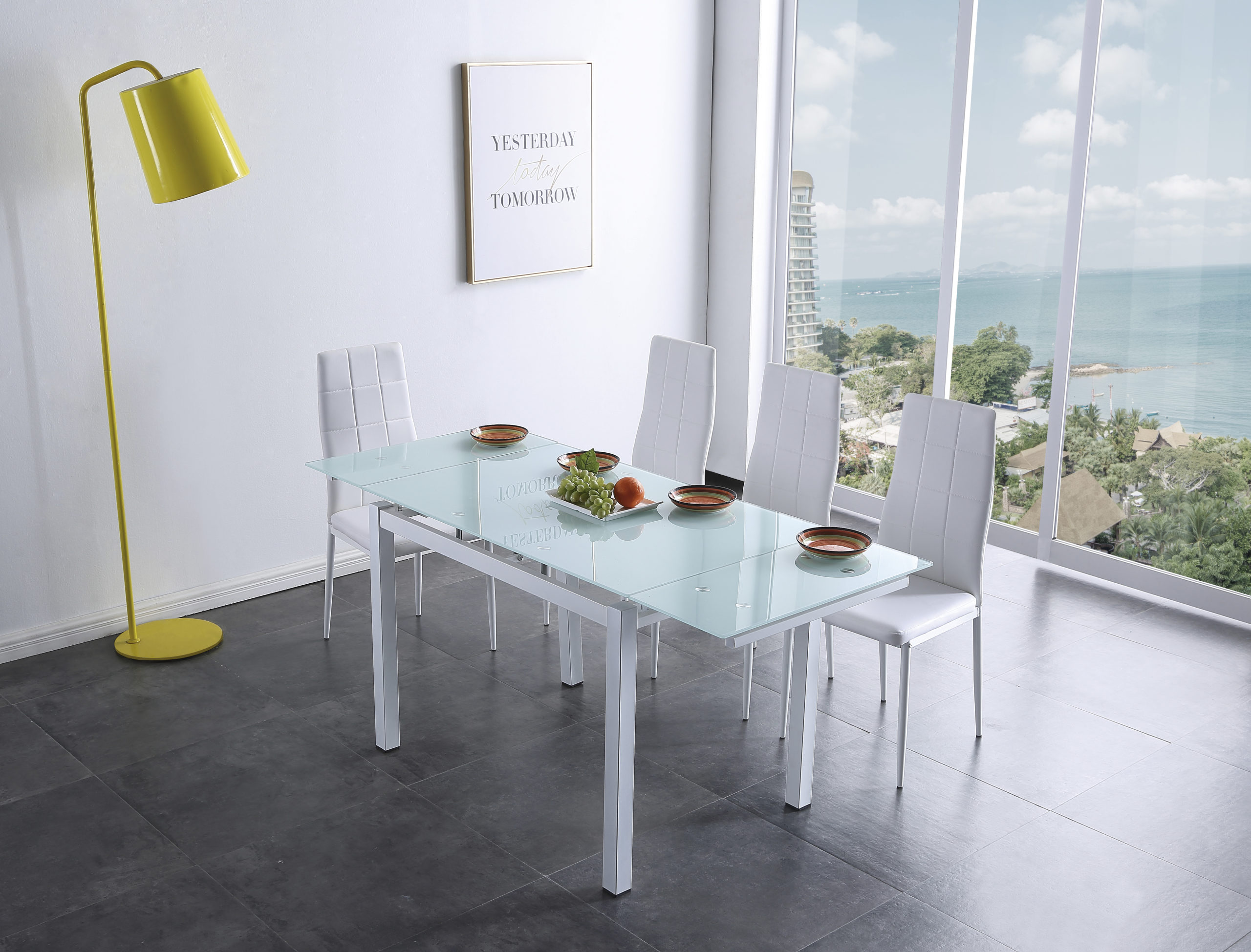 Mesa Comedor extensible Milán Gris - Artemueble