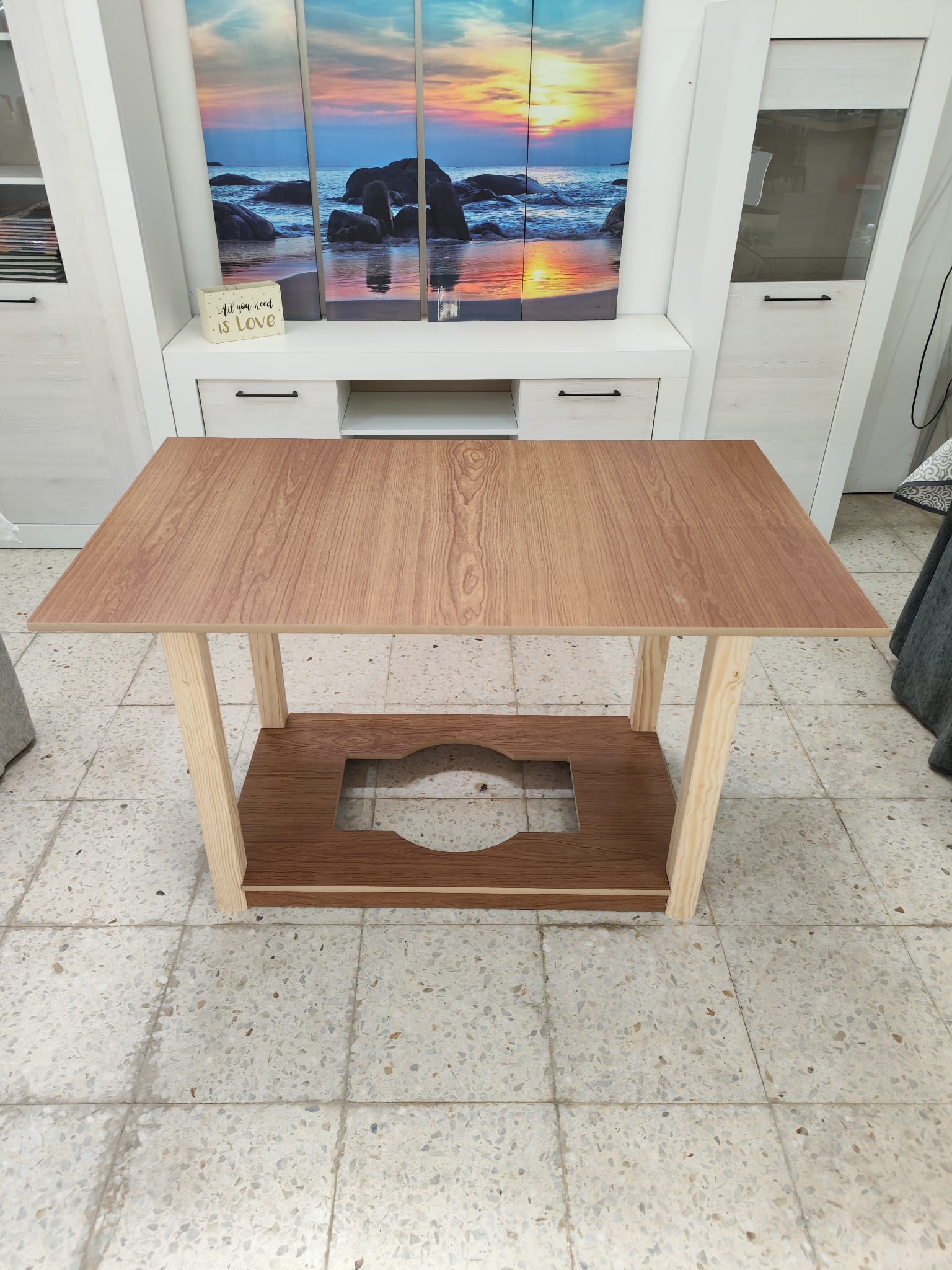 Mesa de camilla completa 130x80 Premium - Artemueble