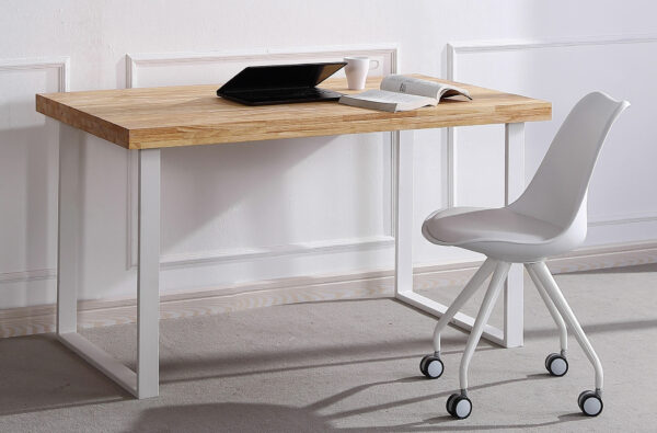 MESA ESTUDIO NATURAL 120 x 60 CM ROBLE NORDISH / BLANCO.