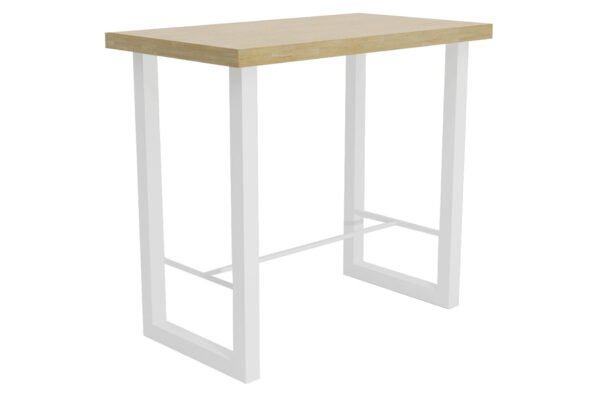 MESA ALTA LOFT 120 X 70 CM  ROBLE NORDISH / BLANCO.