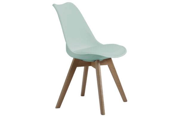 PACK DE 4 SILLAS COMEDOR MODELO BISTRO VERDE AGUA