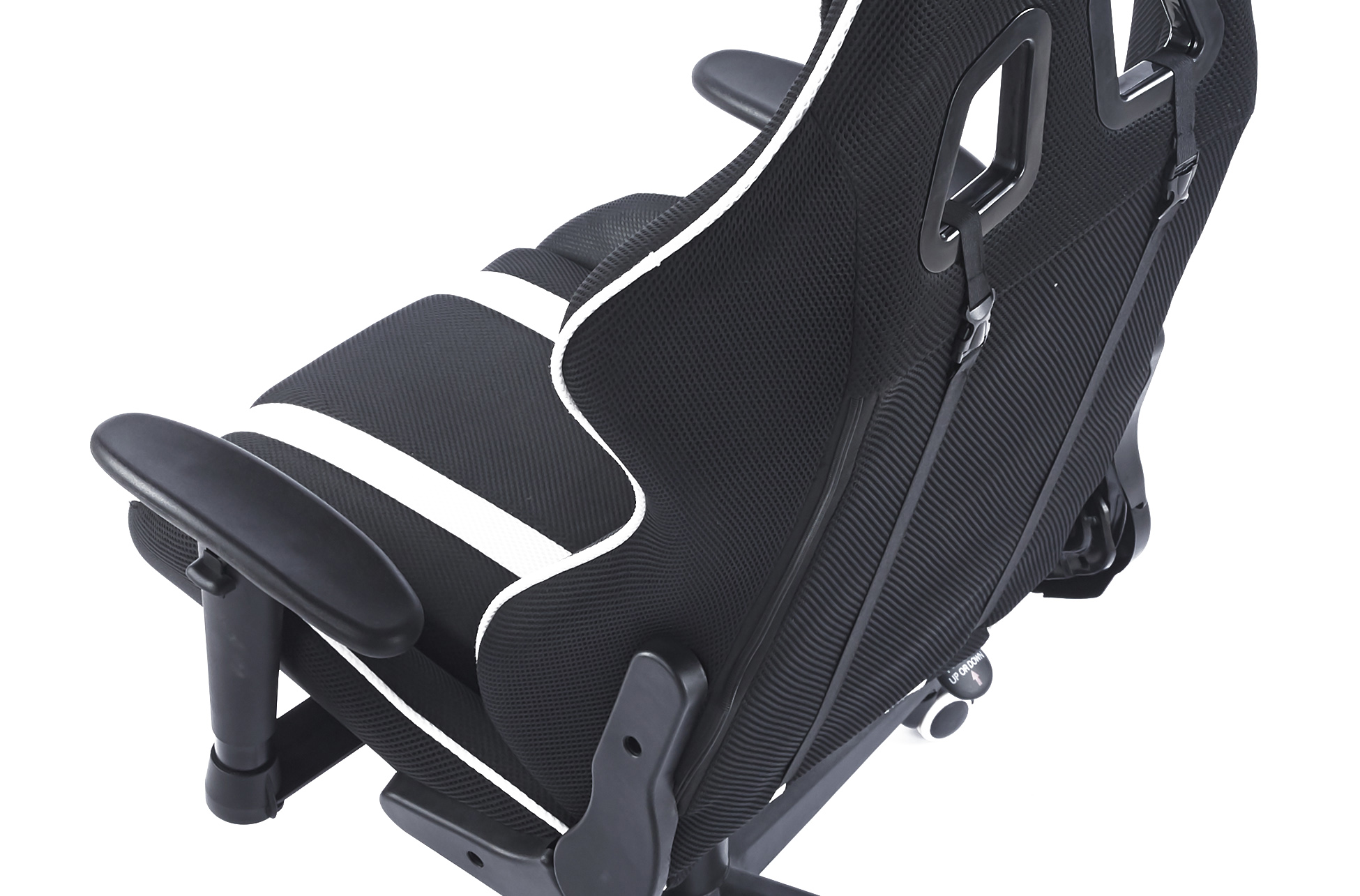 SILLON GAMING RACING PRO RED TRANSPIRABLE NEGRO. - Imagen 3