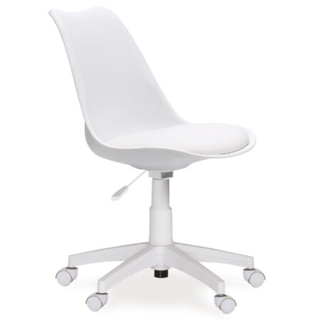 SILLA ESTUDIO GIRATORIA LINA BLANCO.
