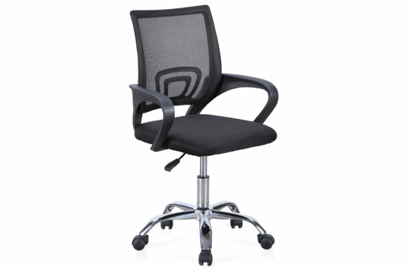 SILLA DE OFICINA GIRATORIA MODELO VITA NEGRO