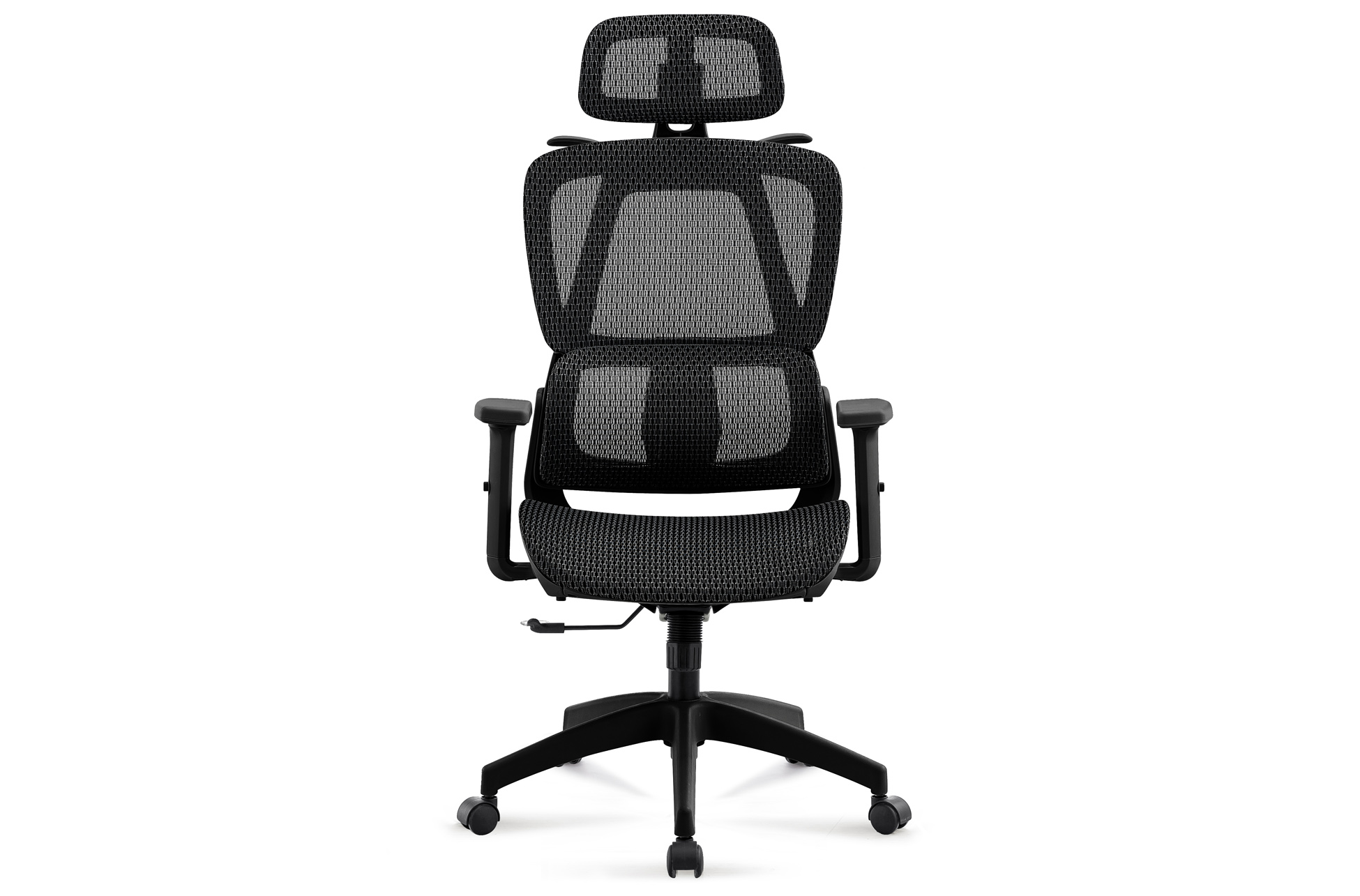 SILLON GIRATORIO ERGO RED TRANSPIRABLE NEGRO / ESTRUCTURA NEGRA - Imagen 3