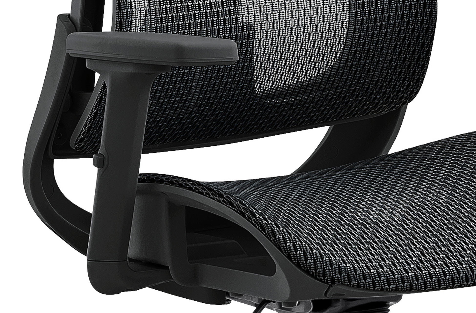 SILLON GIRATORIO ERGO RED TRANSPIRABLE NEGRO / ESTRUCTURA NEGRA - Imagen 6
