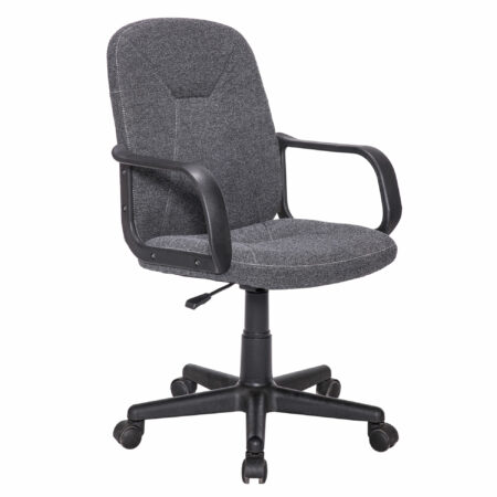 SILLÓN GIRATORIO GENESIS TEJIDO GRIS MARENGO
