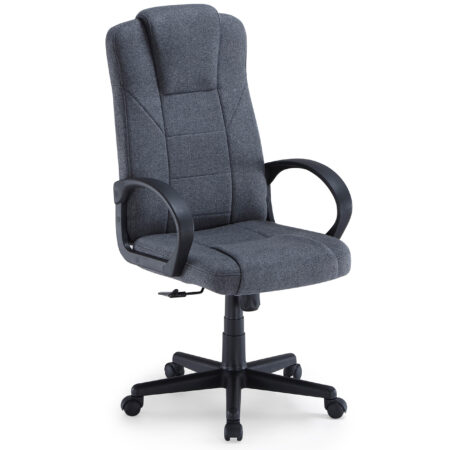 SILLA DE DESPACHO MODELO HENRY TEJIDO GRIS