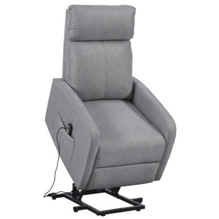 SILLON RELAX ELEVADOR LIFE TEJIDO GRIS.