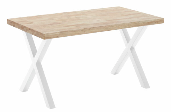 MESA COMEDOR FIJA X-LOFT 140 x 80 CM  ROBLE NORDISH / BLANCO