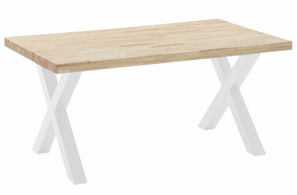 MESA COMEDOR FIJA X-LOFT 160 x 90 CM  ROBLE NORDISH / BLANCO.