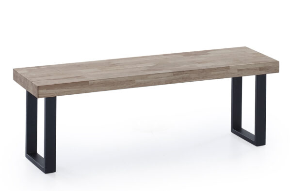 BANCO ASIENTO LOFT ROBLE HONEY / NEGRO.