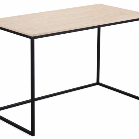 MESA ESTUDIO MIA ROBLE NORDISH / NEGRO 120 X 60 CM.