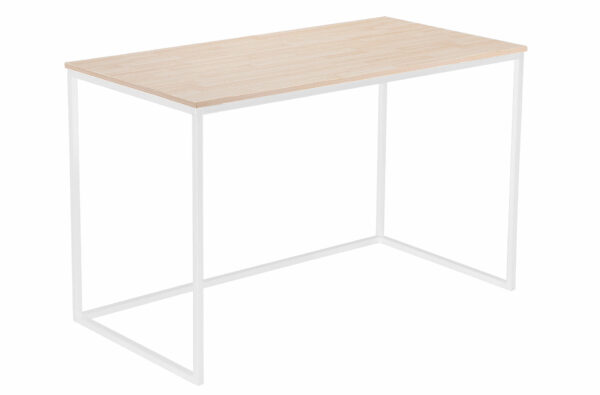MESA ESTUDIO MIA ROBLE NORDISH / BLANCO 120 X 60 CM.