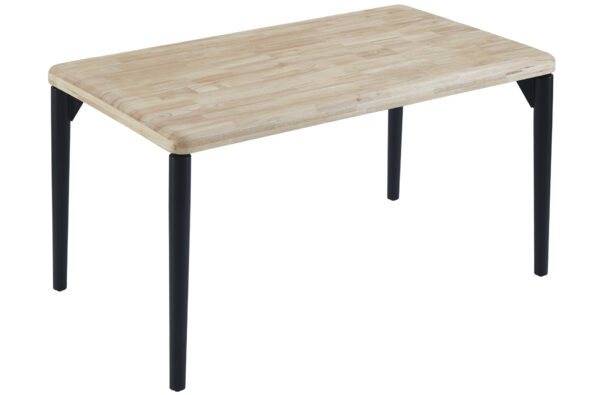 MESA COMEDOR FIJA MOON 140 x 80 CM NORDISH / NEGRO.