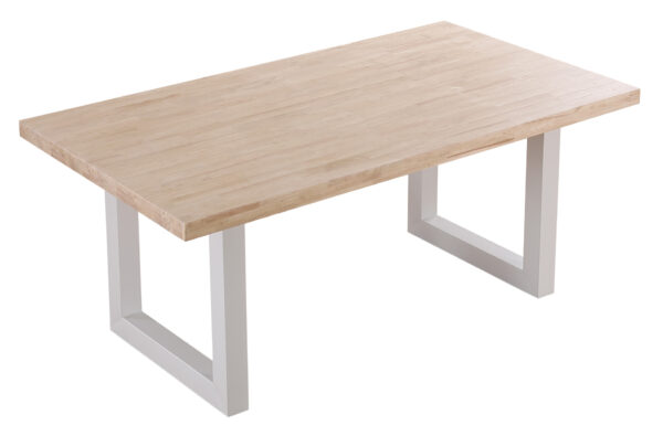 MESA COMEDOR FIJA LOFT 180 x 100 CM ROBLE NORDISH / BLANCO.