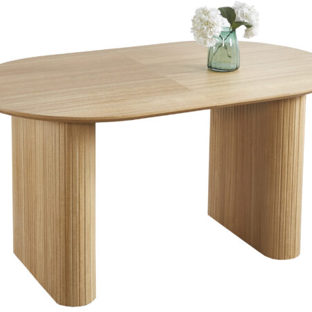 MESA COMEDOR OVAL EXTENSIBLE 150 - 190 - 230 CM PIETRA OAK.
