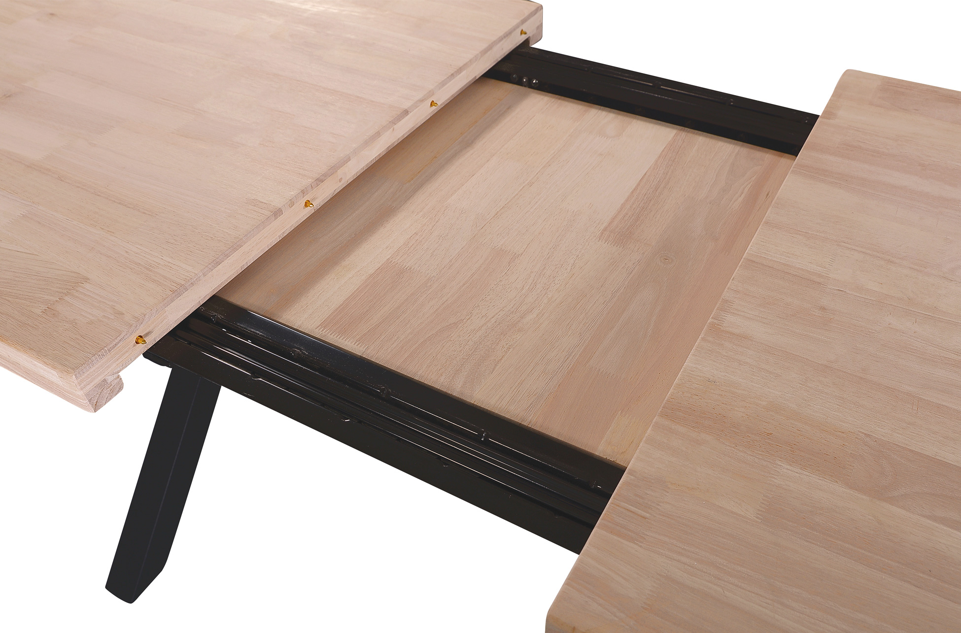 MESA COMEDOR EXTENSIBLE X-LOFT 140 - 180 - 220 x 90 CM ROBLE NORDISH / NEGRO. - Imagen 7