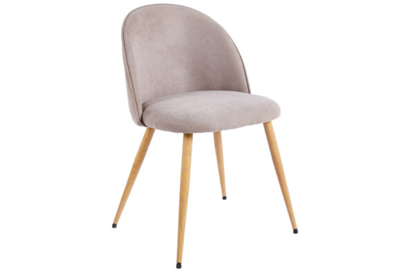 PACK DE 2 SILLAS COMEDOR EVORA TEJIDO BEIGE / OAK.
