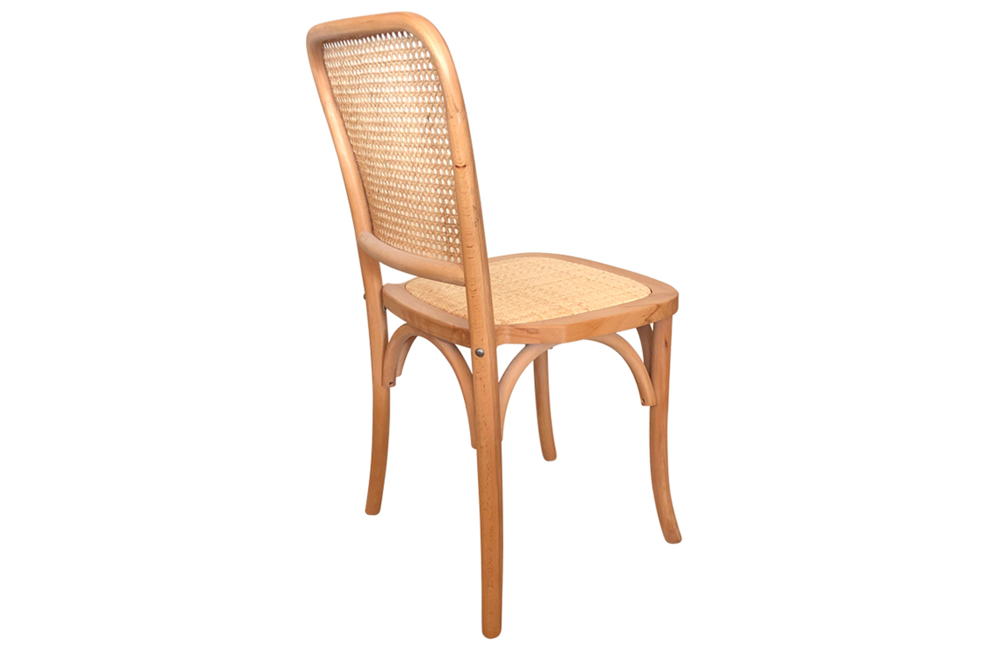 PACK DE 2 SILLAS COMEDOR MADERA TOSCANA NATURAL CLARO / RATTAN - Imagen 3