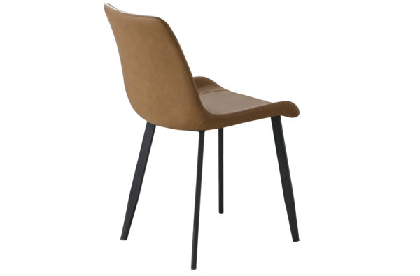 PACK DE 2 SILLAS LIS CUIR MARRON