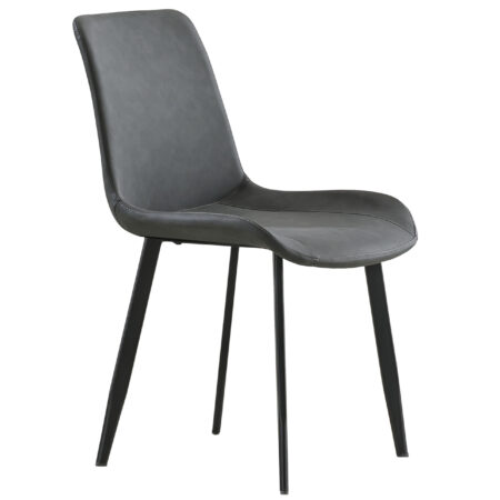 PACK DE 2 SILLAS COMEDOR LIS CUIR GRIS