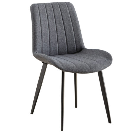 PACK DE 4 SILLAS COMEDOR SOPHIE TEJIDO GRIS
