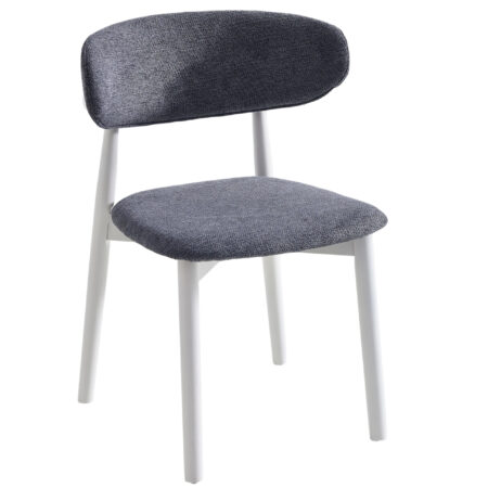 PACK DE 2 SILLAS COMEDOR VERA GRIS / BLANCO