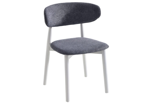 PACK DE 2 SILLAS COMEDOR VERA GRIS / BLANCO