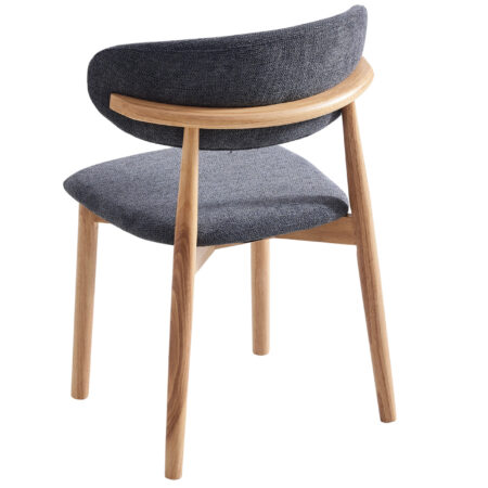 PACK DE 2 SILLAS  COMEDOR VERA GRIS / NATURE