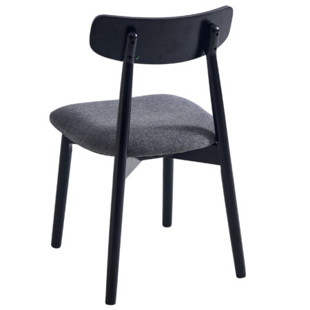 PACK DE 2 SILLAS COMEDOR SHIA GRIS / NEGRO