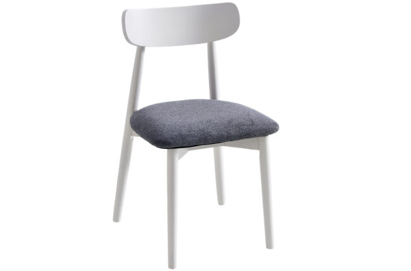 PACK DE 2 SILLAS COMEDOR SHIA GRIS / BLANCO