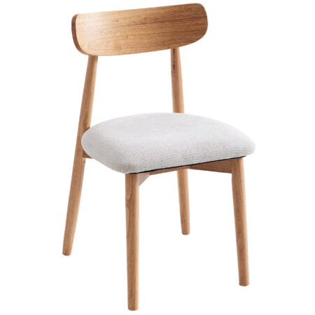 PACK DE 2 SILLAS COMEDOR SHIA BEIGE / NATURAL