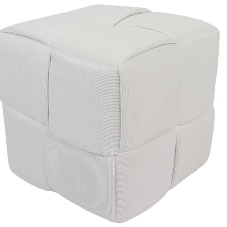PUFF 45 X 45 CM CORDUROY NATA