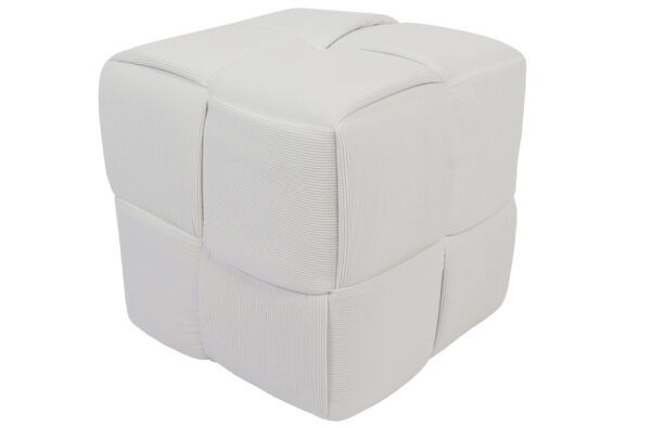 PUFF 45 X 45 CM CORDUROY NATA