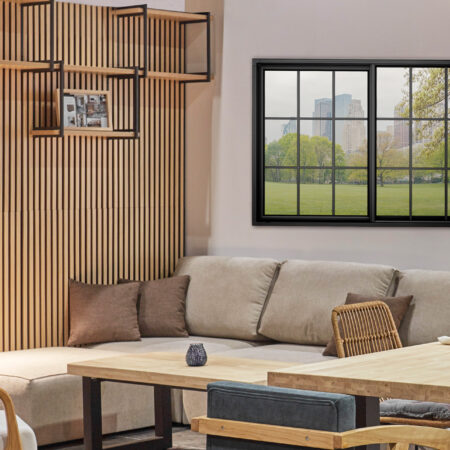 PANEL ACUSTICO PET ACUSTIC SOUND NORDISH / NEGRO 60 x 120 CM.