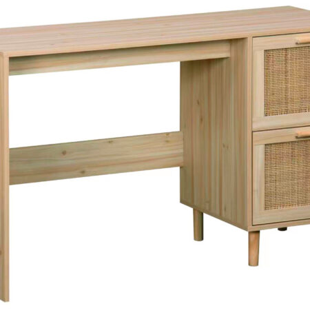 MESA ESTUDIO DÉCOR 120 x 48 CM PINO / RATTAN