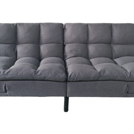 SOFA CAMA CUSHION 108 x 183 CM TEJIDO GRIS