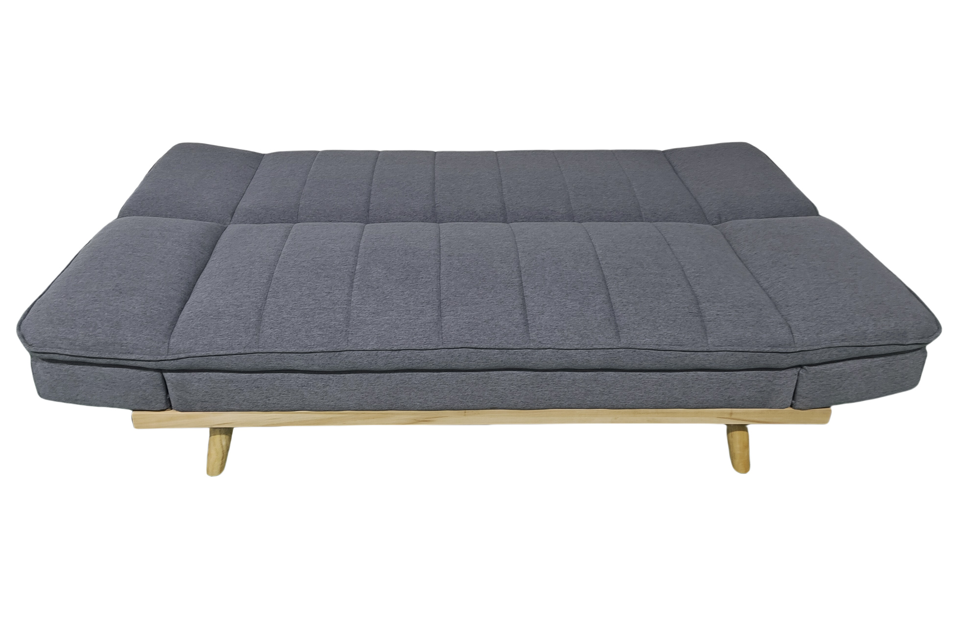 SOFA CAMA LOUNGE XL 114 x 189 CM TEJIDO GRIS - Imagen 6