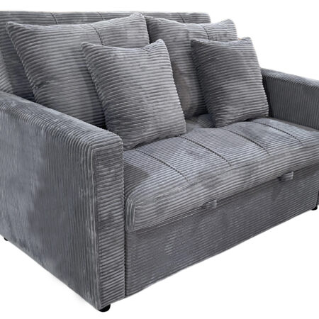 SOFA CAMA DIVAN 140 CM CORDUROY GRIS