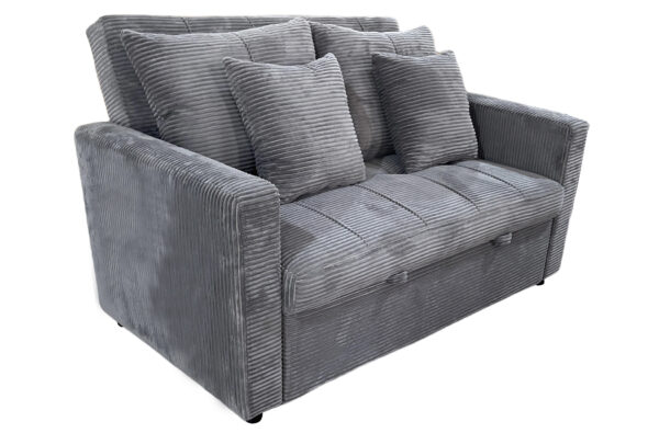 SOFA CAMA DIVAN 140 CM CORDUROY GRIS
