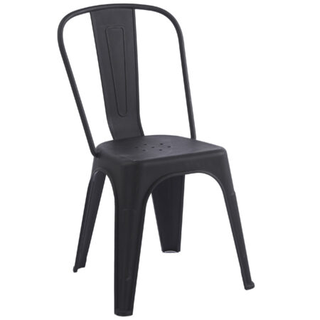 PACK DE 4 SILLAS COMEDOR / COCINA TOLIX PP NEGRO