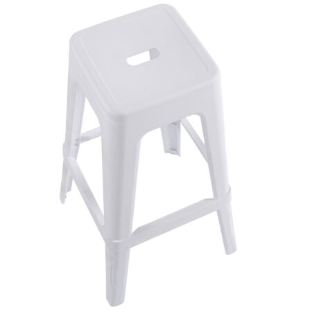 PACK DE 4 TABURETES ALTO TOLIX PP BLANCO