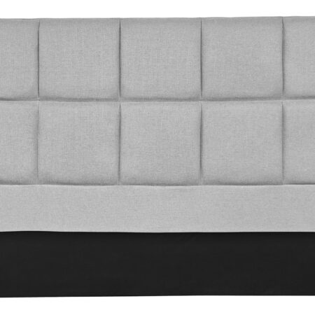 CABECERO TAPIZADO LUMOS 160 CM TEJIDO GRIS CLARO