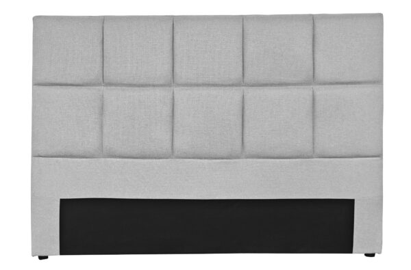 CABECERO TAPIZADO LUMOS 160 CM TEJIDO GRIS CLARO