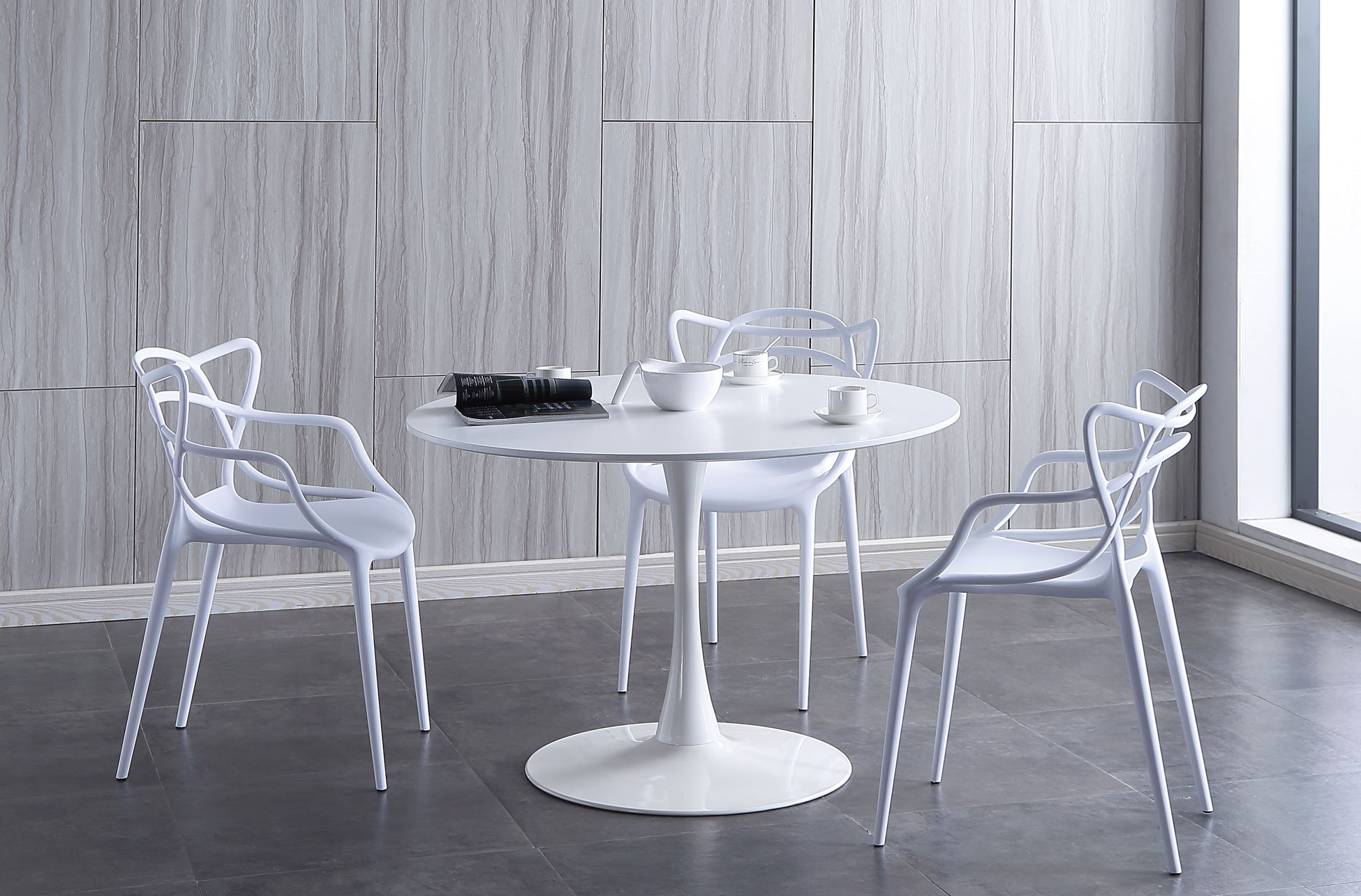 PACK DE 4 SILLAS BUTTERFLY BLANCO - Imagen 3