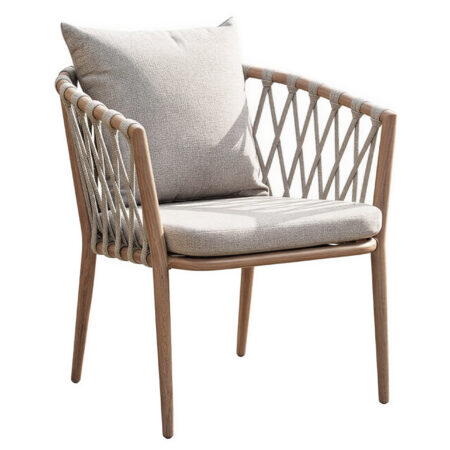 PACK DE 4 SILLONES RODAS ALUMINIO OAK / GRIS