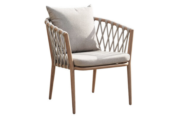 PACK DE 4 SILLONES RODAS ALUMINIO OAK / GRIS